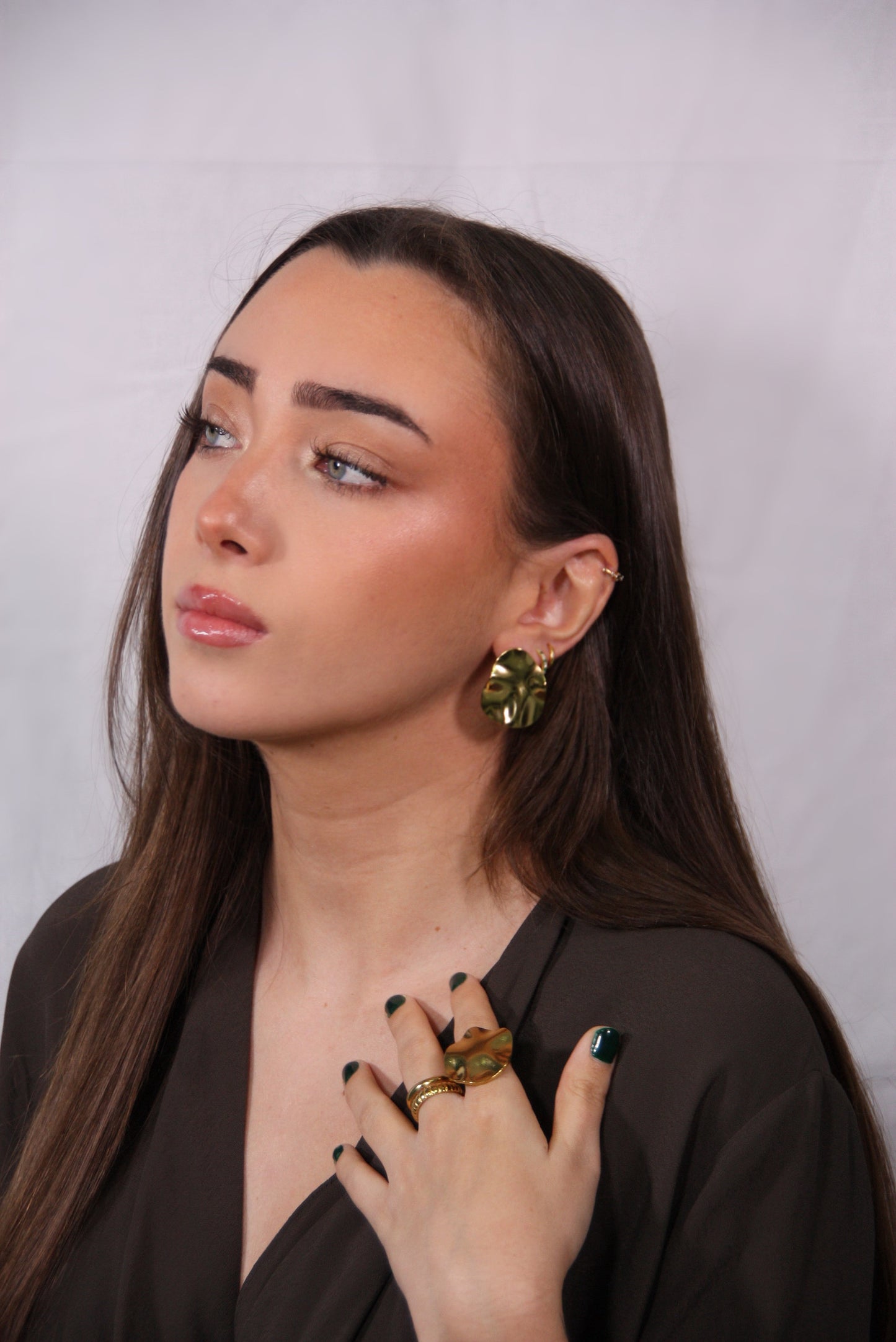 Pendientes "BOTTON GOLD"