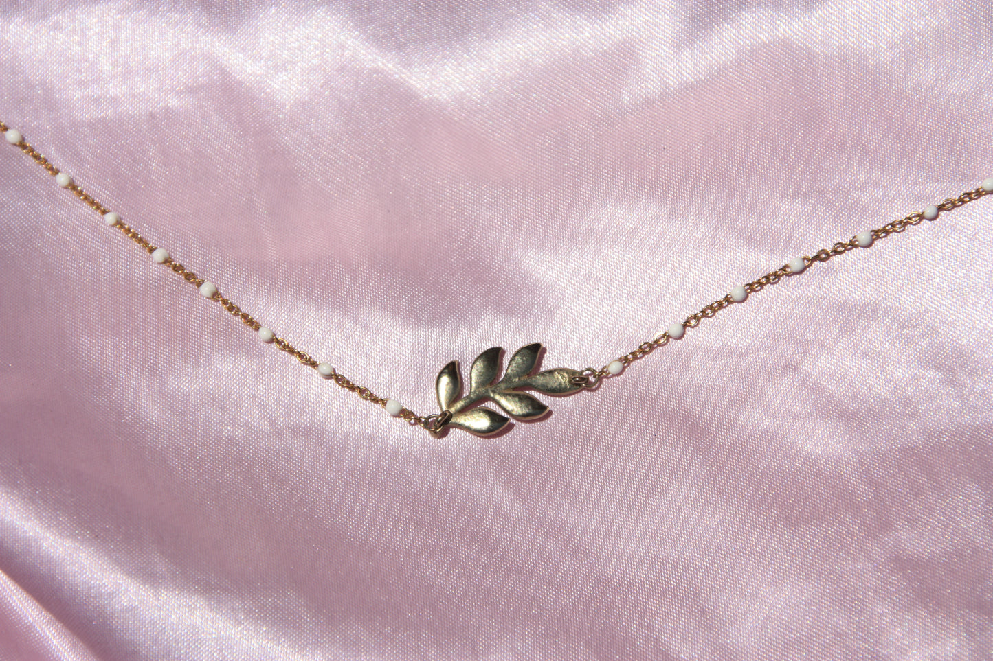 Collar Olive Pearl