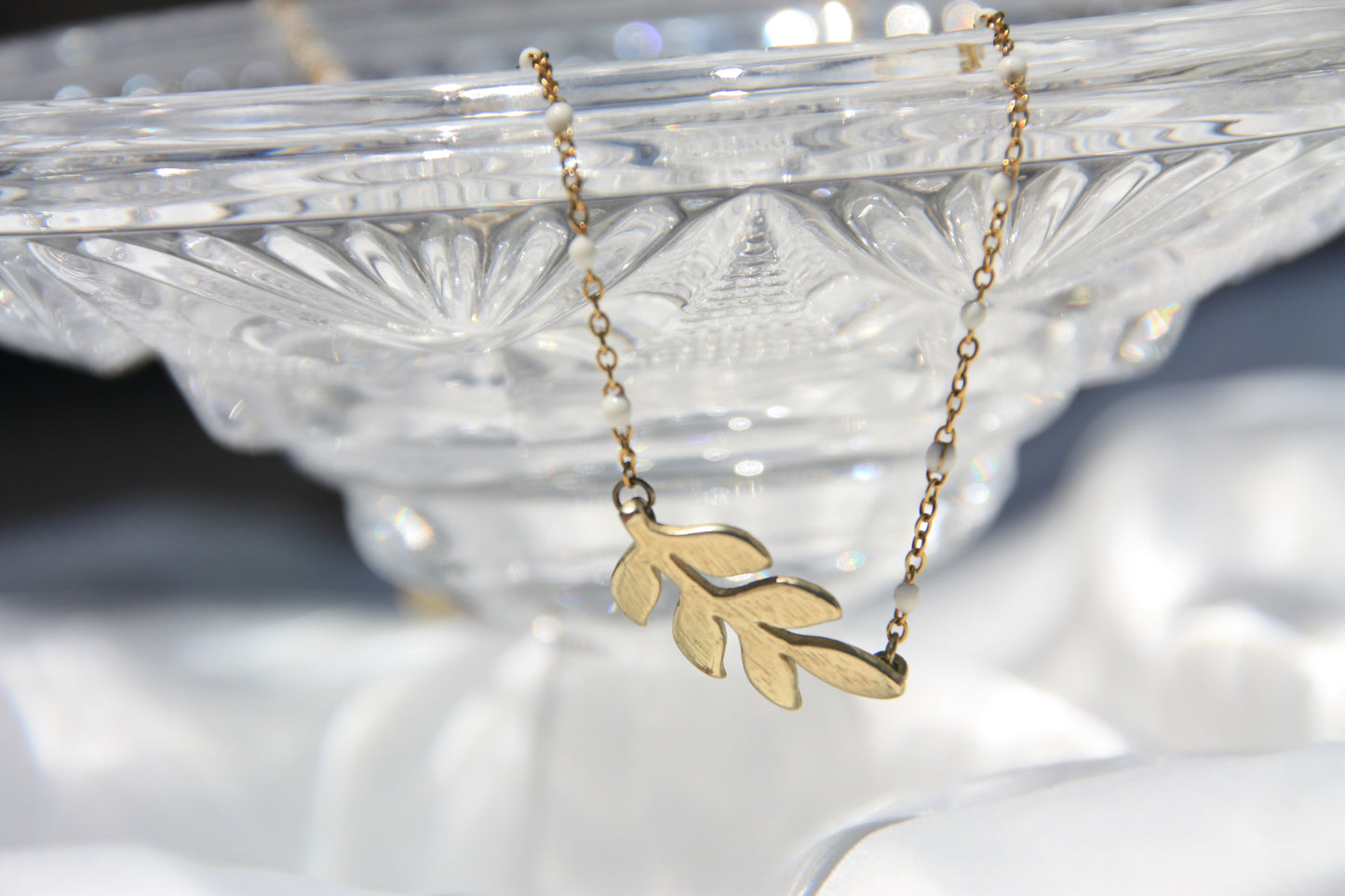 Collar Olive Pearl