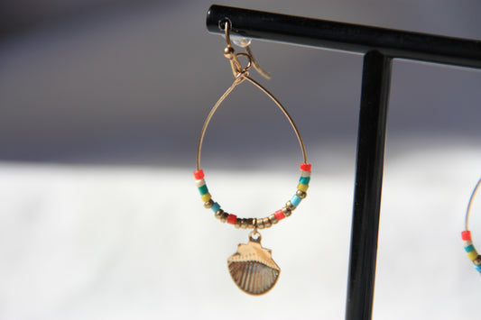 Pendientes Calypso Shell