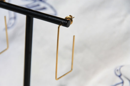 Pendientes Golden Frame