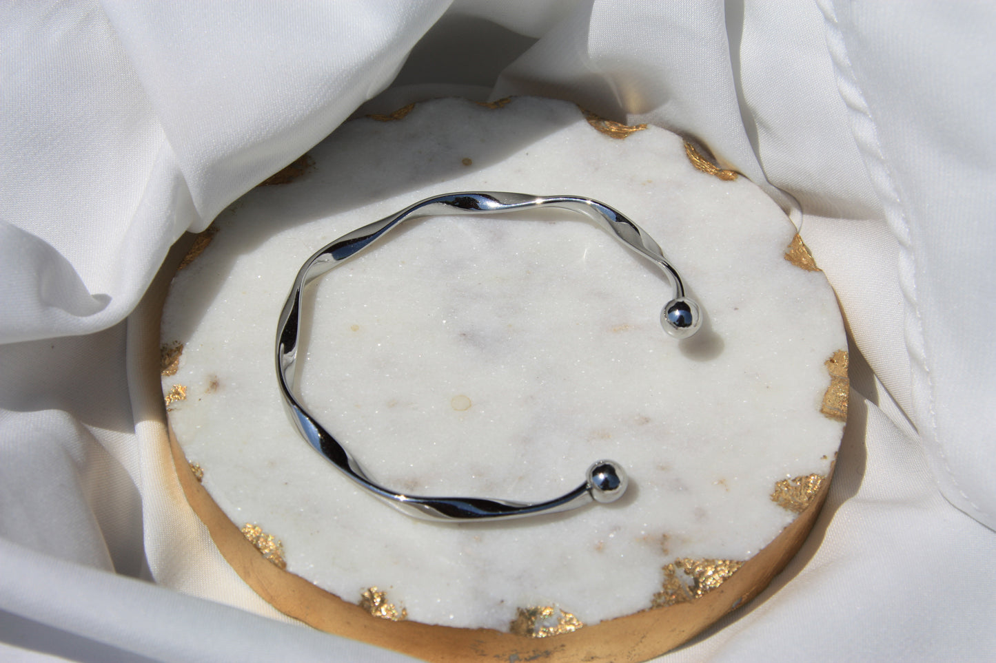Brazalete Silver Wave