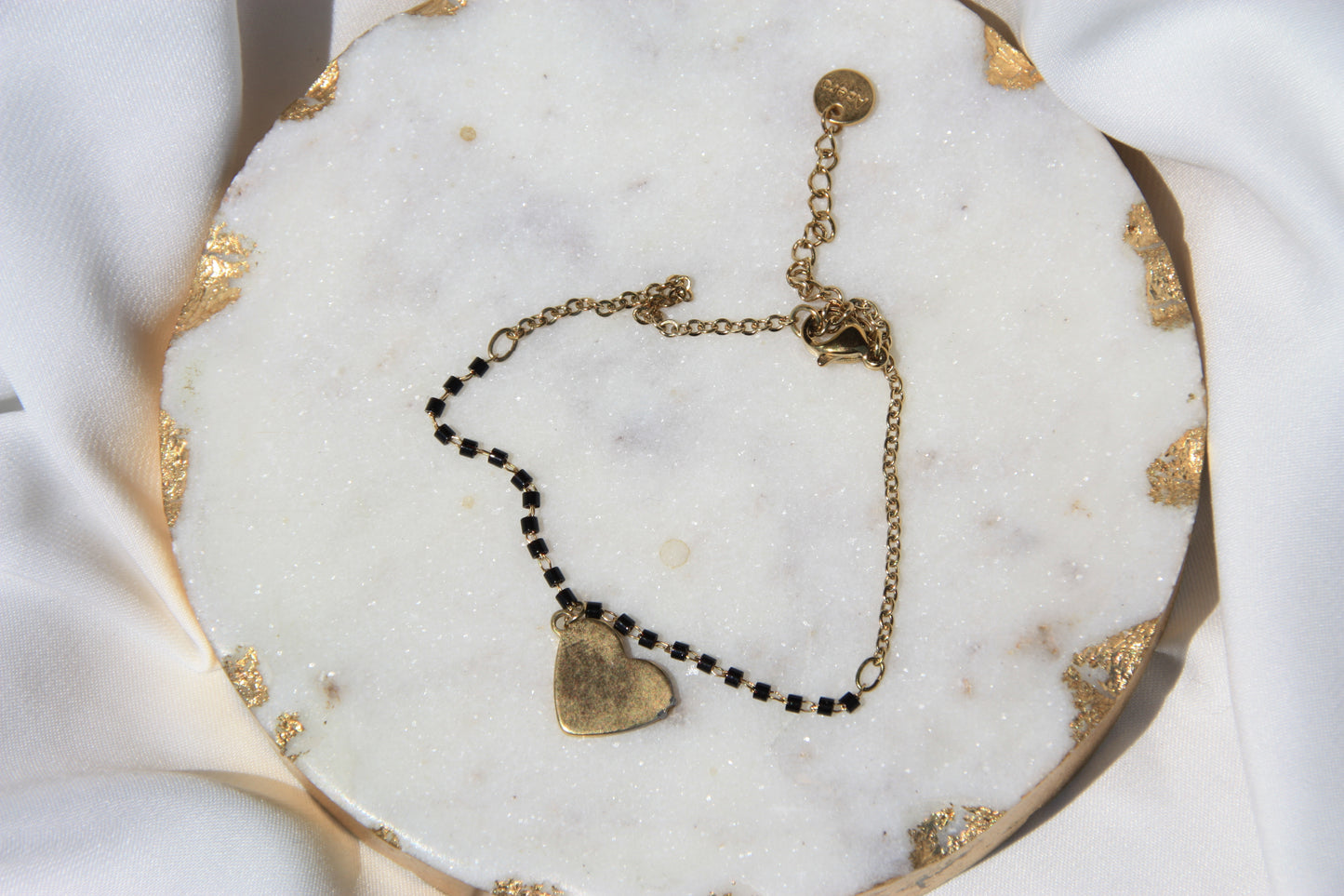 Pulsera Heartline Noir