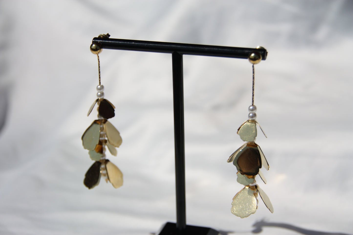 Pendientes "Golden Flower"