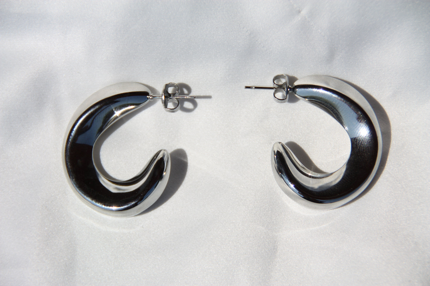 Pendientes "Silver Hook"