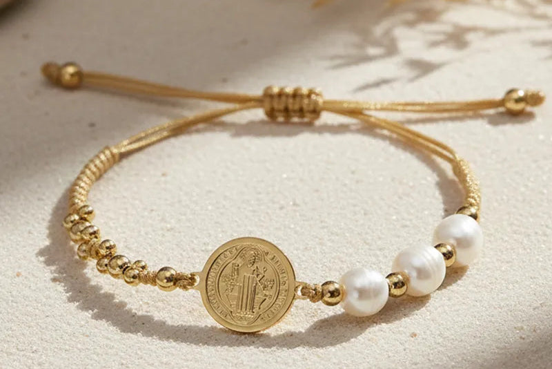 Pulsera "Protección San Benito"