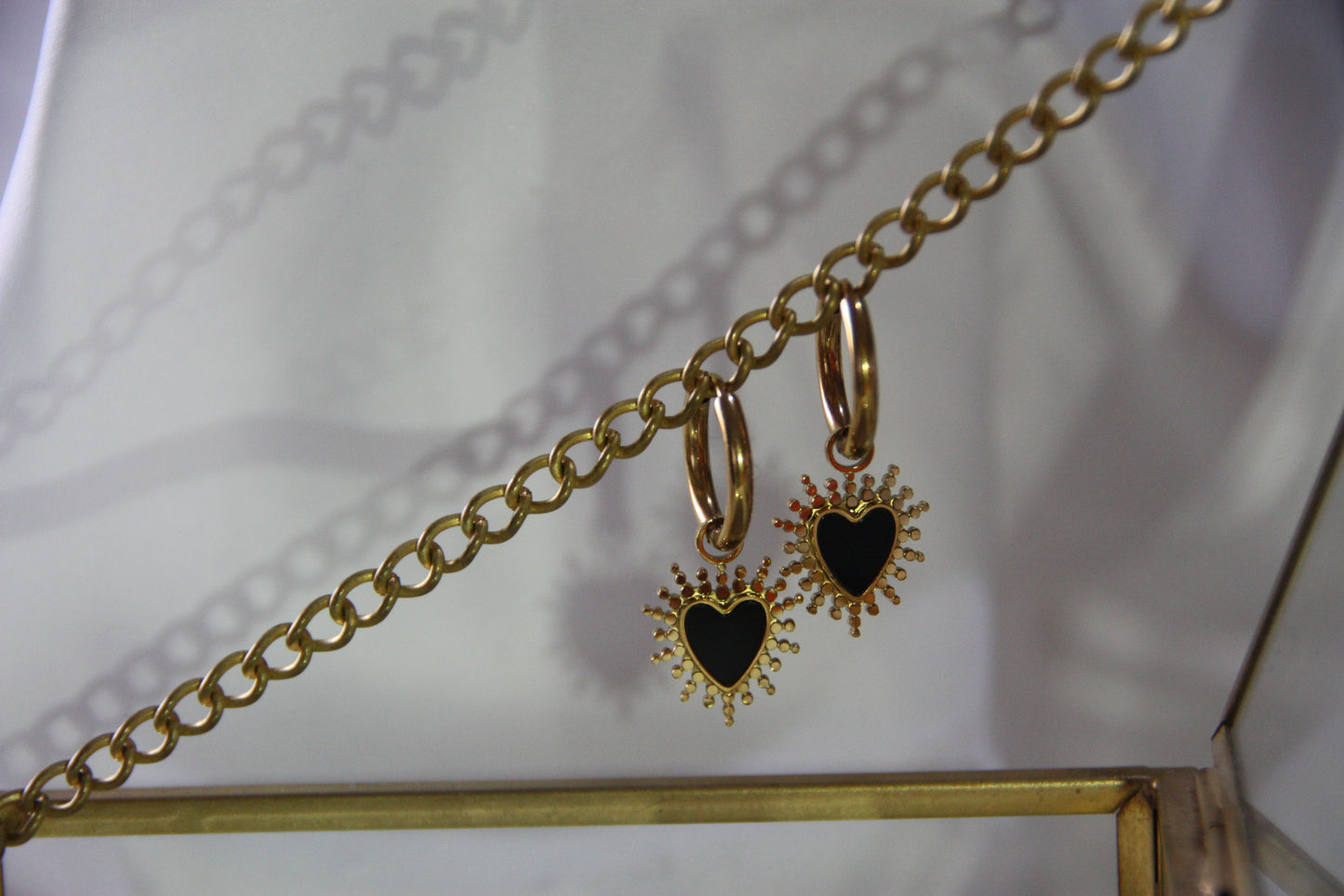 Pendientes Black Heart