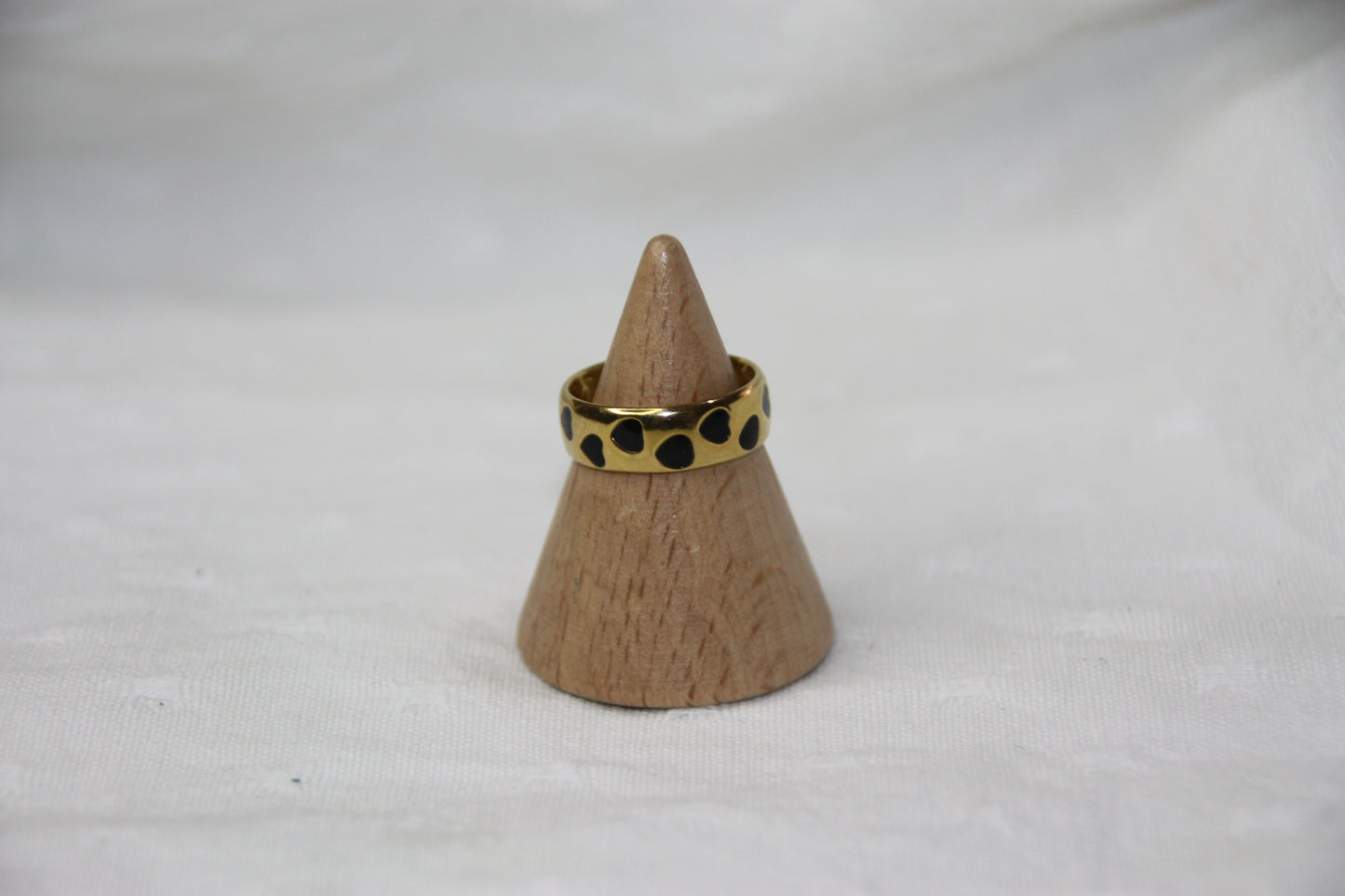 Anillo Black Hearts