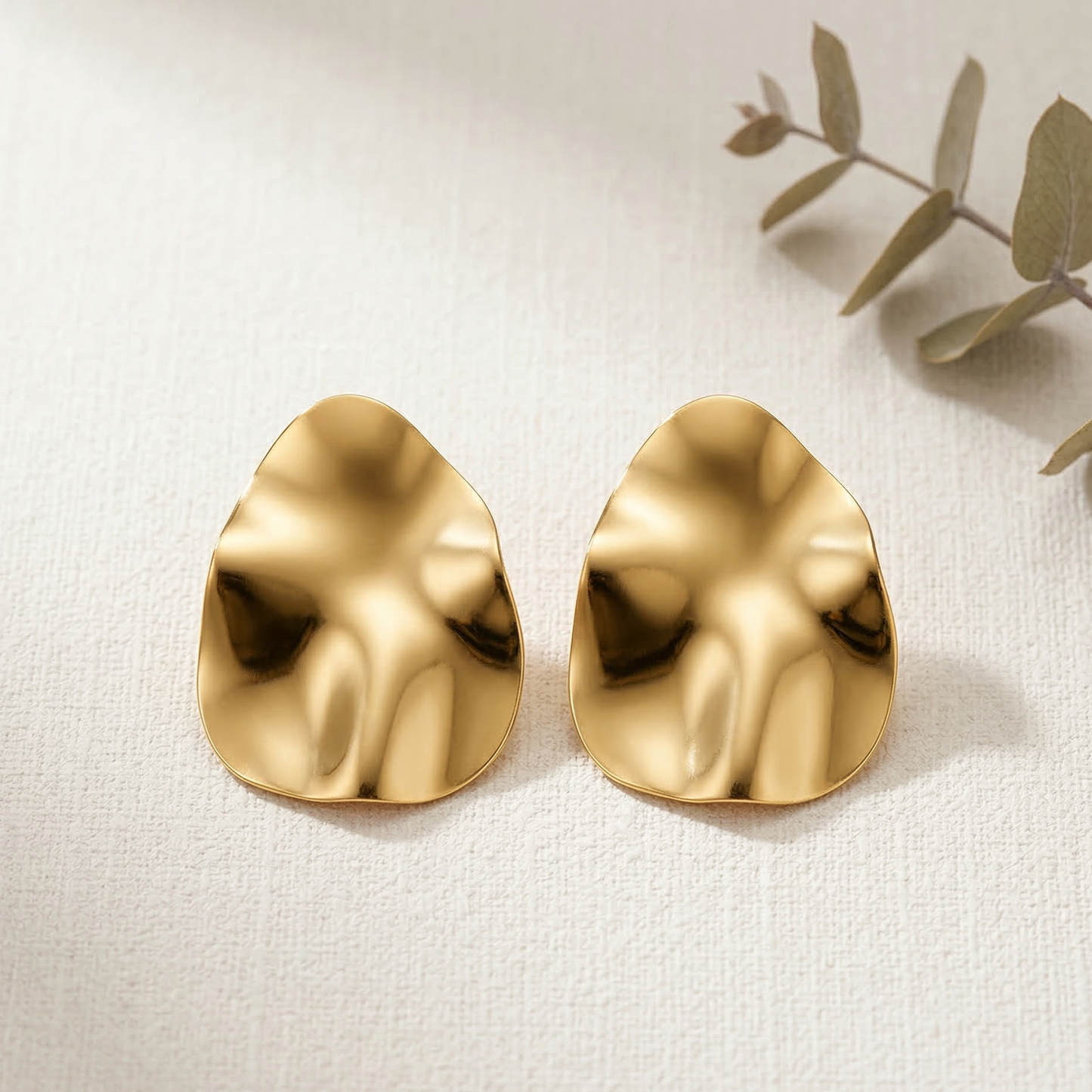 Pendientes "BOTTON GOLD"