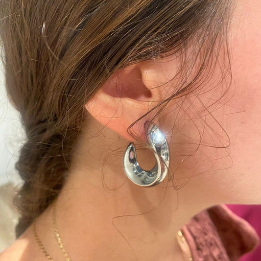 Pendientes "Silver Hook"