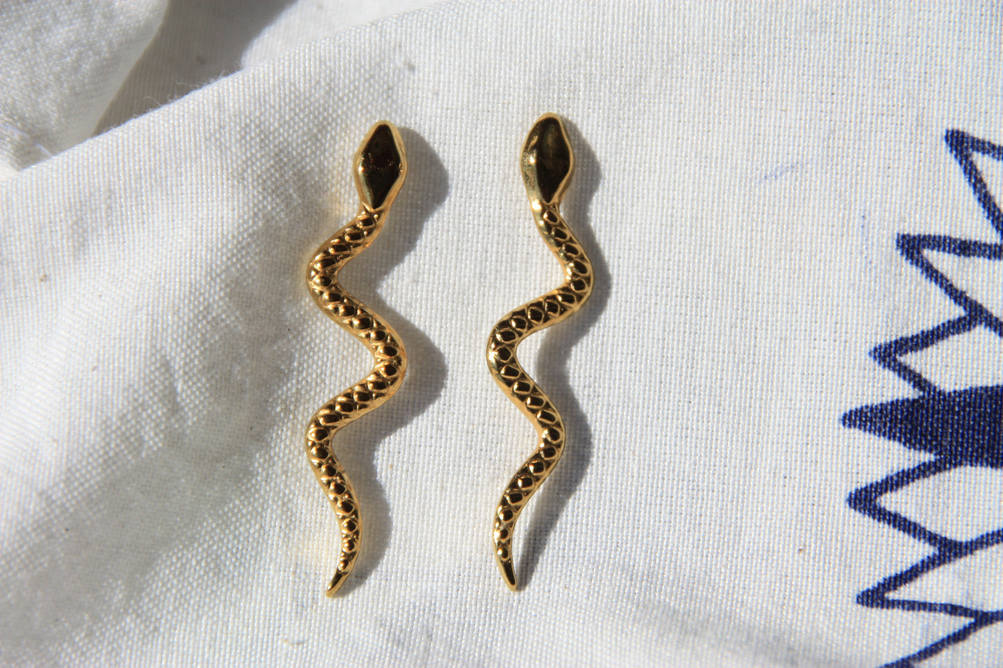 Pendientes Cobra Wave