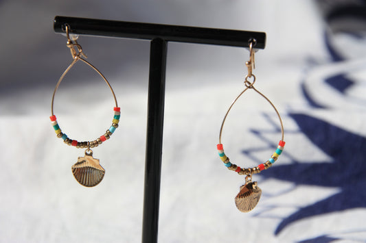 Pendientes Calypso Shell