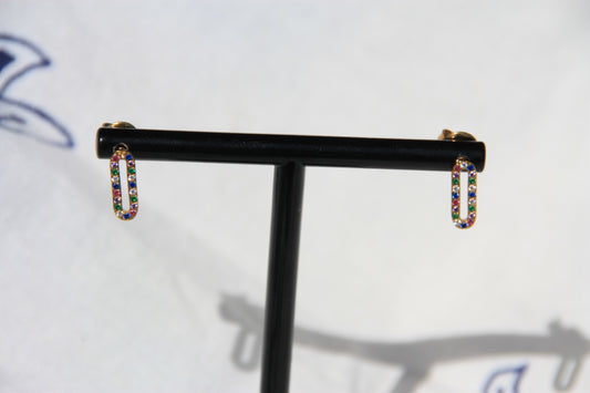 Pendientes Rainbow Link