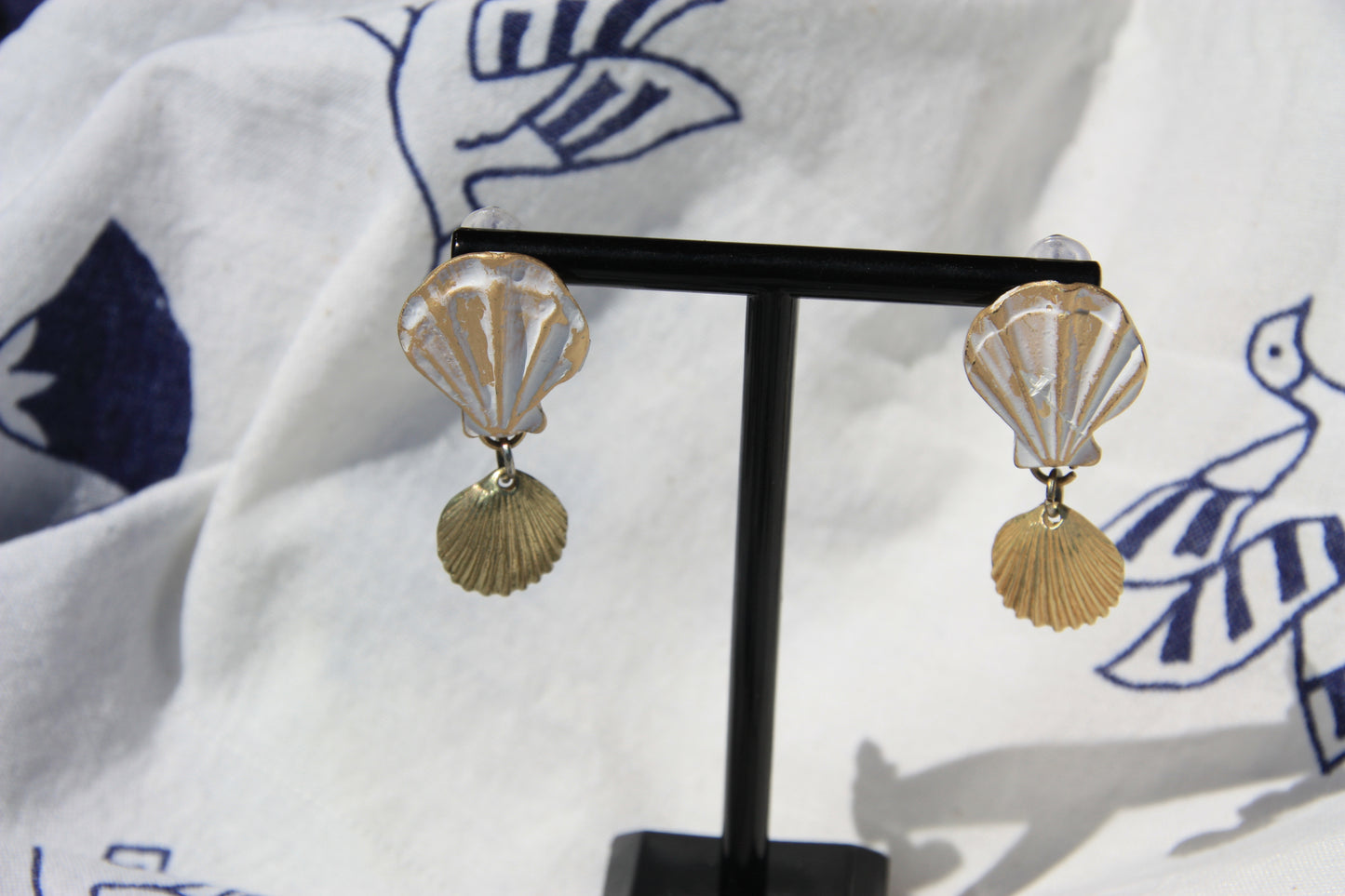 Pendientes Sea Shell Duo
