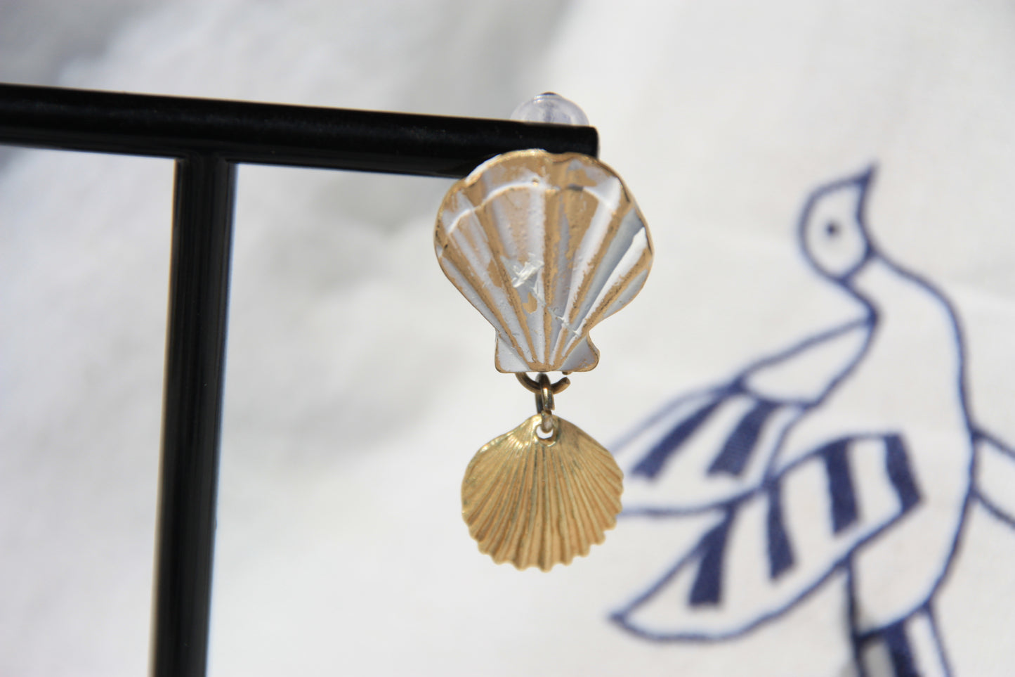 Pendientes Sea Shell Duo