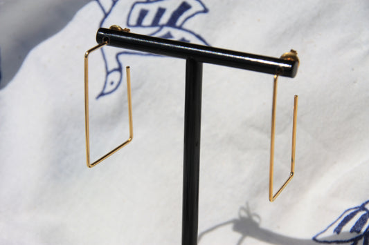 Pendientes Golden Frame