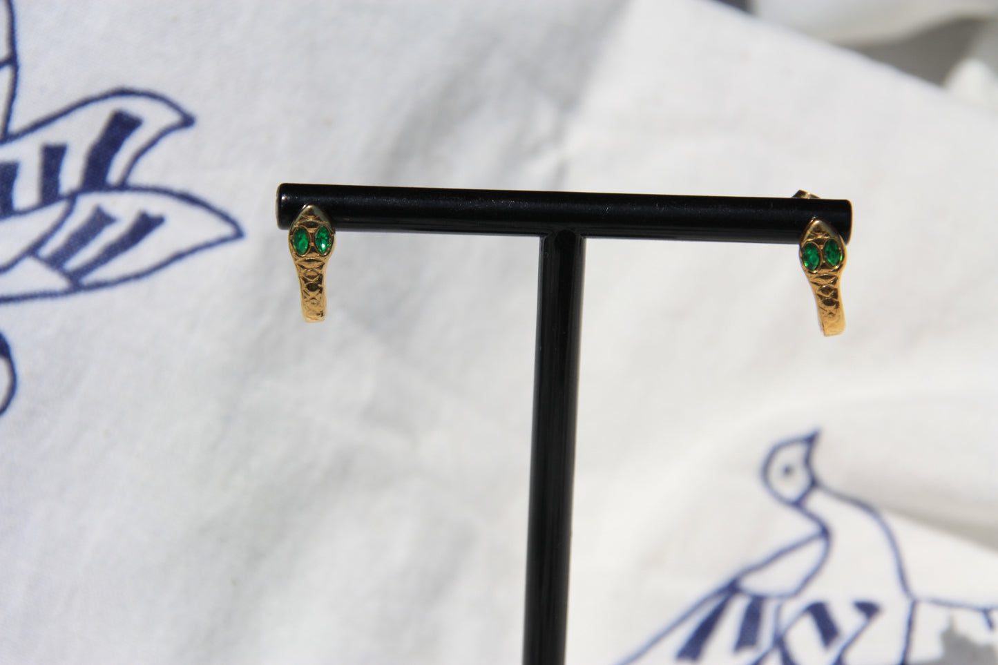 Pendientes Emerald Serpent