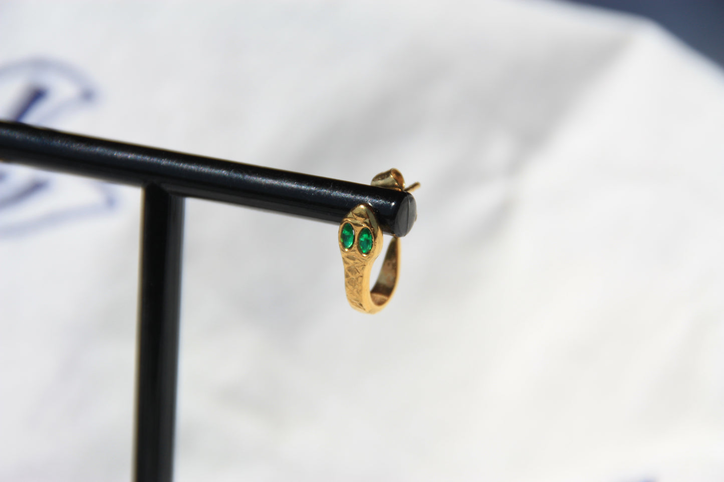 Pendientes Emerald Serpent