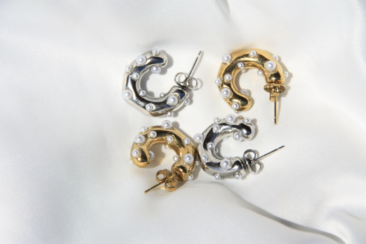 Pendientes Pearl Bubble