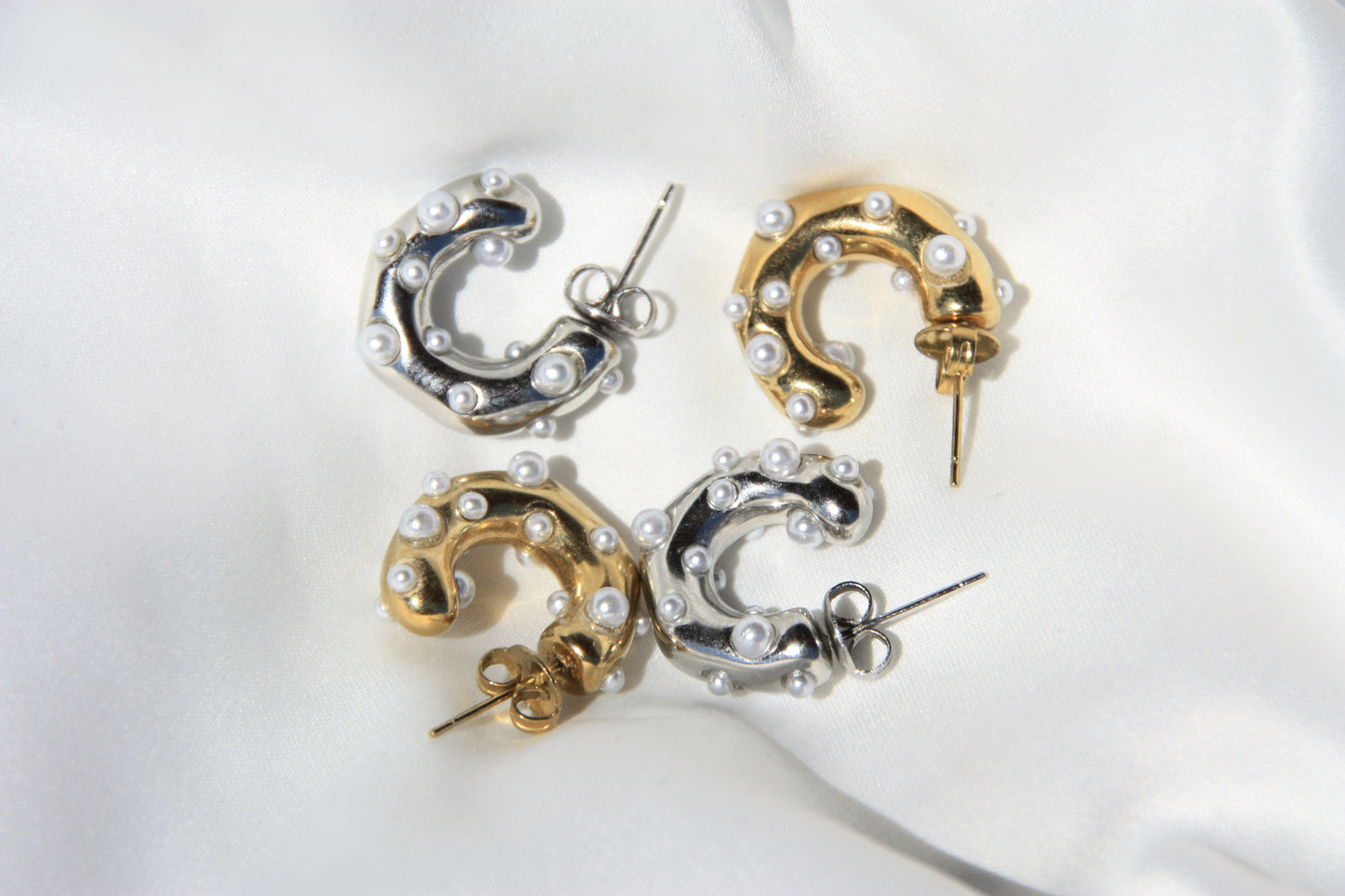 Pendientes Pearl Bubble