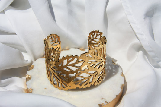 Brazalete Golden Leaves