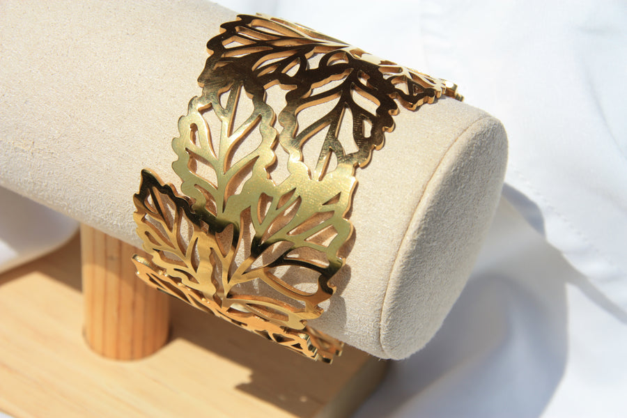 Brazalete Golden Leaves