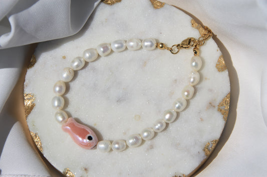 Pulsera Pisces Pearl
