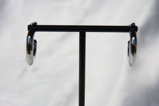 Pendientes “Silver Cube”