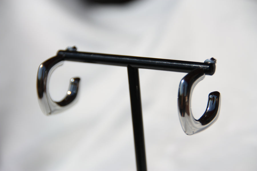 Pendientes “Silver Cube”