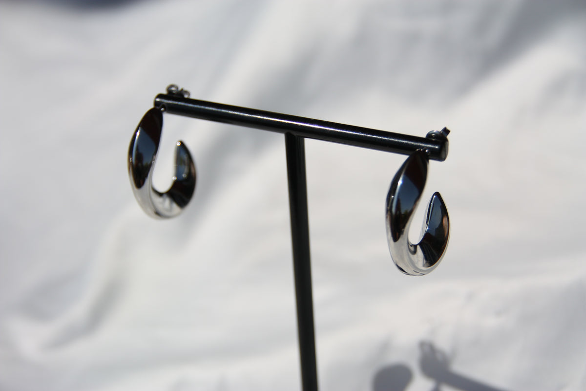 Pendientes "Silver Hook"