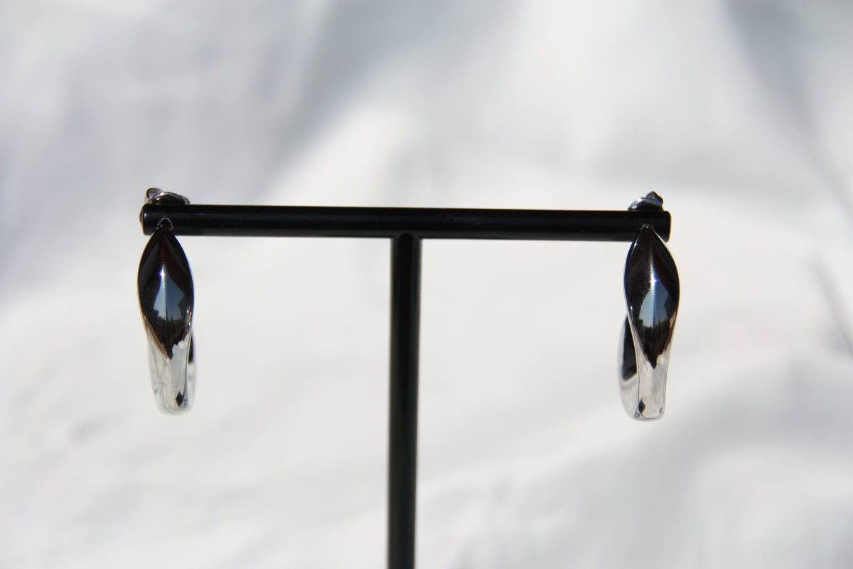 Pendientes "Silver Hook"