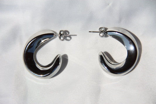 Pendientes "Silver Hook"
