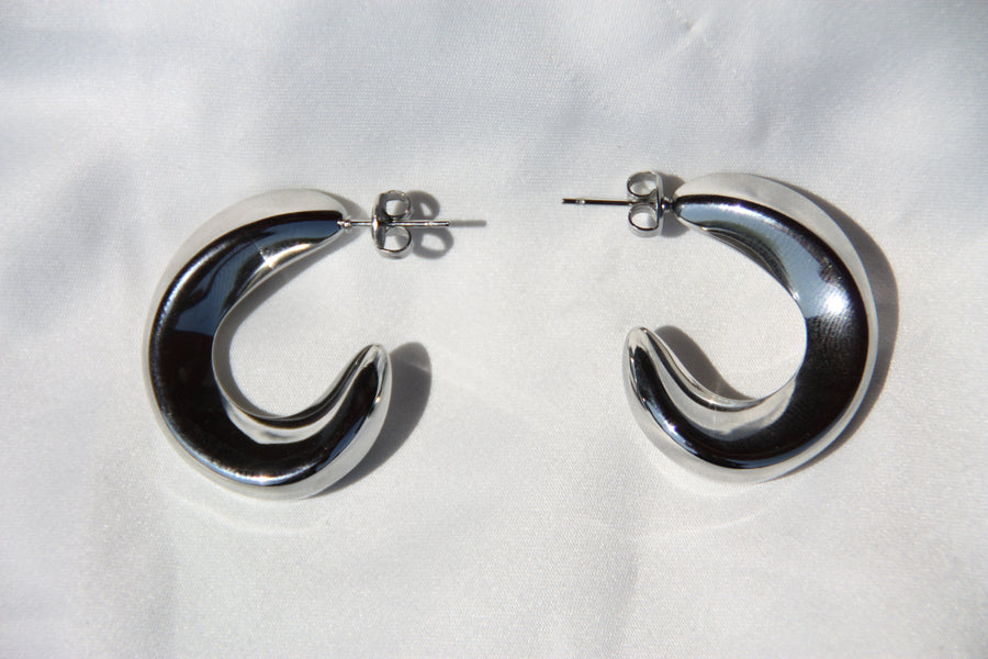 Pendientes "Silver Hook"