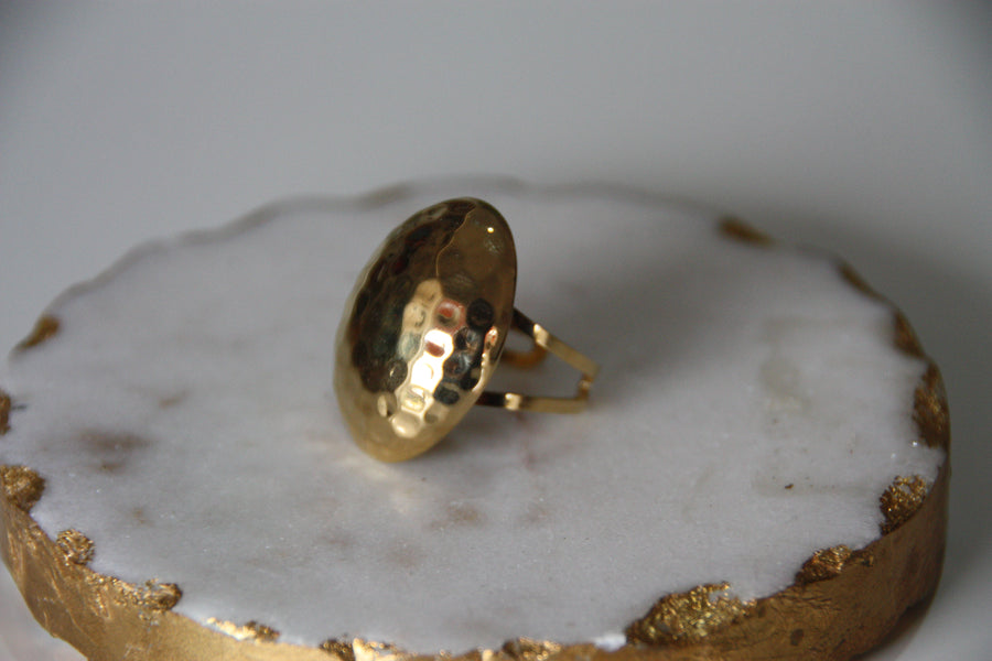Anillo "Golden Sphere"