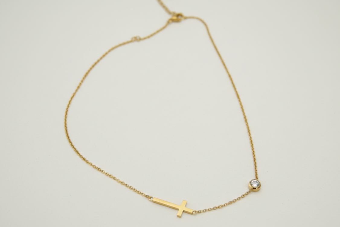 Collar "Cruz Horizontal de Jesús"